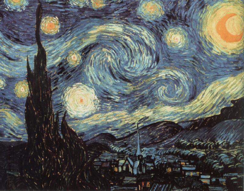 Vincent Van Gogh nuit etoilee oil painting image